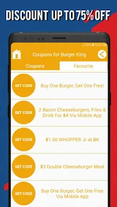 Coupons for Burger King