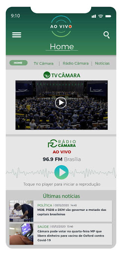 Câmara ao Vivo Screen 2