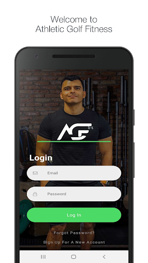 Android application Athletic Golf Fitness screenshort