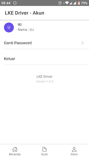 LKE Driver App Screen 3