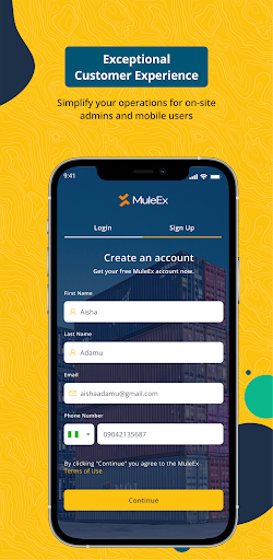 MuleEx Partner (DSS) Screen 2