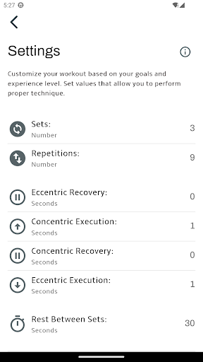 Wone: Workout management Screen 3