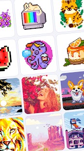 Pixel Art Book - Color by Number Free Games Screenshot