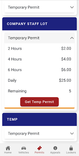 OPS-COM Mobile Parking Screen 3
