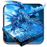 Blue Fire Dragon Keyboard Theme icon