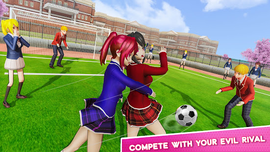 Anime Girl High School Love 1.2 APK screenshots 9