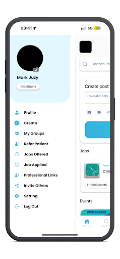 Android application Canulo - Connecting Healthcare screenshort