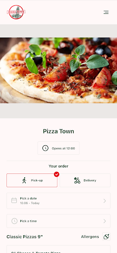 Pizza Town St. Ives Screen 2