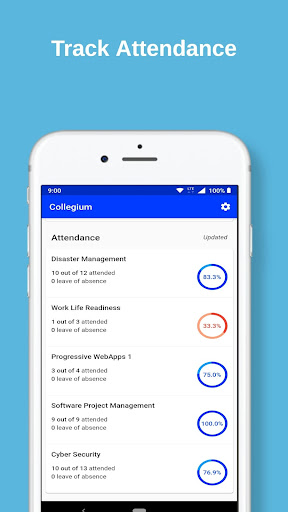 Collegium - Attendance, Timeta Screen 2