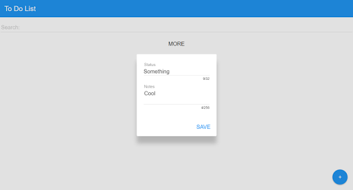 Android application To Do List screenshort