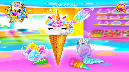 Mermaid Glitter Cupcake Chef - Ice Cream Cone Game 1.4 screenshots 2