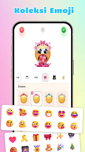 Pembuat & Penggabungan Emoji screenshot 5