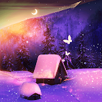 Cover Image of Unduh Winter Sunset Moon - Wallpaper  APK
