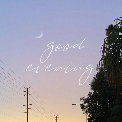 [메리골드] Good evening 카톡 테마 logo