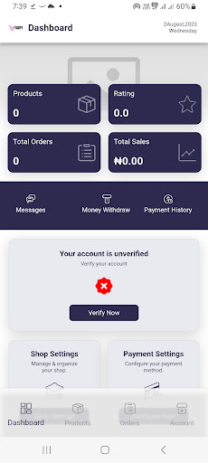 Yarty Seller Screen 3