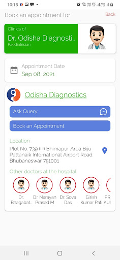 Odisha Diagnostics Screen 2