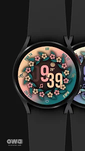 Flower Animated Watch Face 026
