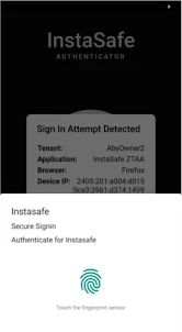 InstaSafe Authenticator