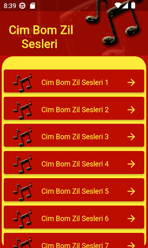 Cim Bom Ringtones Screen 2