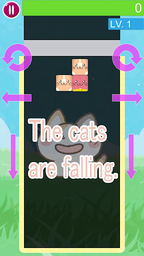 Android application Fall Cats screenshort