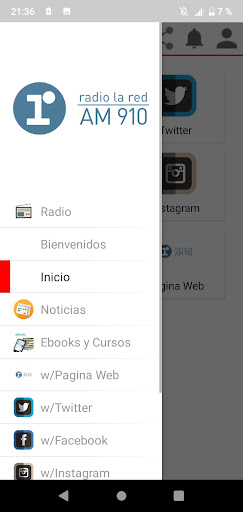 Android application Radio La Red 910 Buenos Aires screenshort
