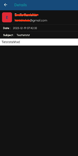 TempEMail Screen 3