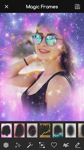 Android application Magic Frame: Sparkle Photos screenshort