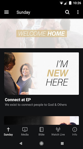 Android application Elevation Point Church screenshort