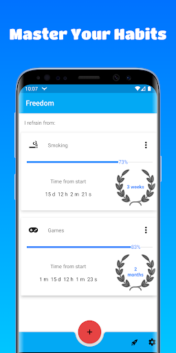 Freedom - Bad Habit Tracker Screenshot 1 - AppWisp.com