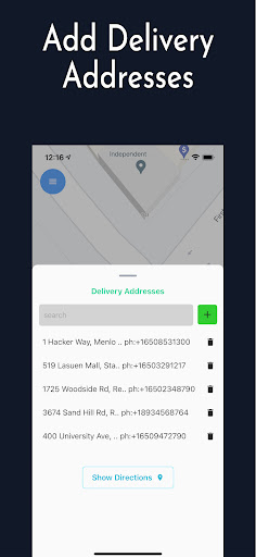 Android application Onroad screenshort