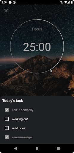 FocusPlus: Pomodoro,Todo,Study Screen 3