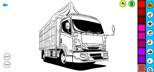 Truck Coloring Book