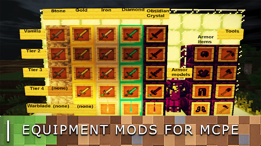 Equipment Mods for MCPE