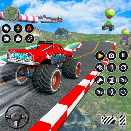 Monster Truck Car Stunt Game  Icon