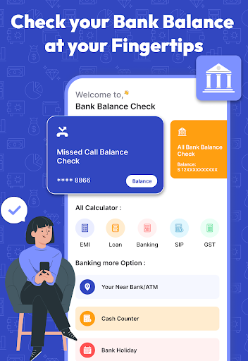 Android application All Bank Balance Check screenshort