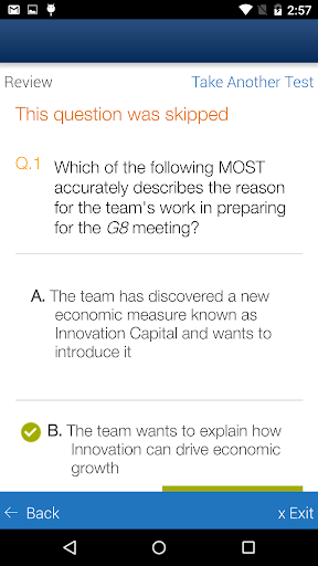 McKinsey PS Practice Test Screen 3