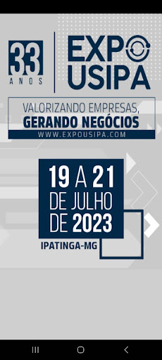 Android application Expo Usipa 2023 screenshort