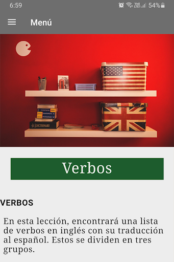 Guía: aprender a hablar inglés Screen 2