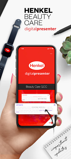 Android application Henkel Digital Presenter screenshort