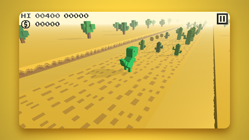 Android application Dino Runner 3D [Dinosaur Game] screenshort