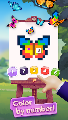 Pixelwoods: Color by number - Puzzle - games