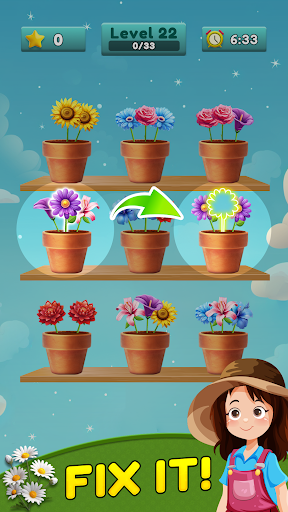 Flower Matching Game Screen 3