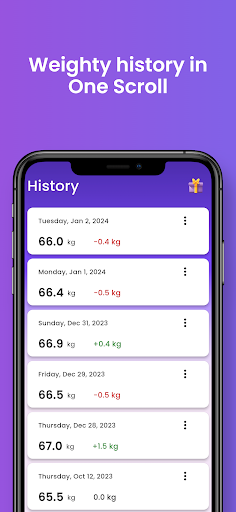 Scalemate: Weight tracker Screen 2