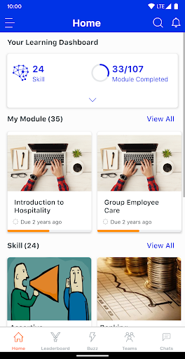 Android application Learn@SC screenshort