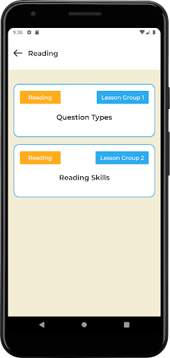 IELTS Prepare App Screen 2