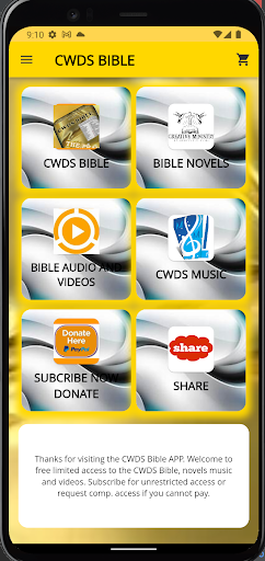 Android application CWDS Bible screenshort