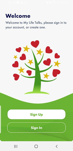 Android application My Life Talks screenshort