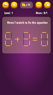 Matchstick Math Puzzle Game
