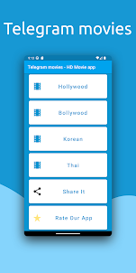 Telegram movies - HD Movie app