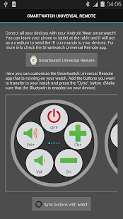 Smartwatch Universal Remote Screenshot